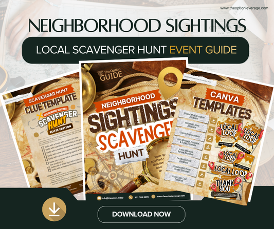 Introducing the Neighborhood Sightings Local Scavenger Hunt Event Guide