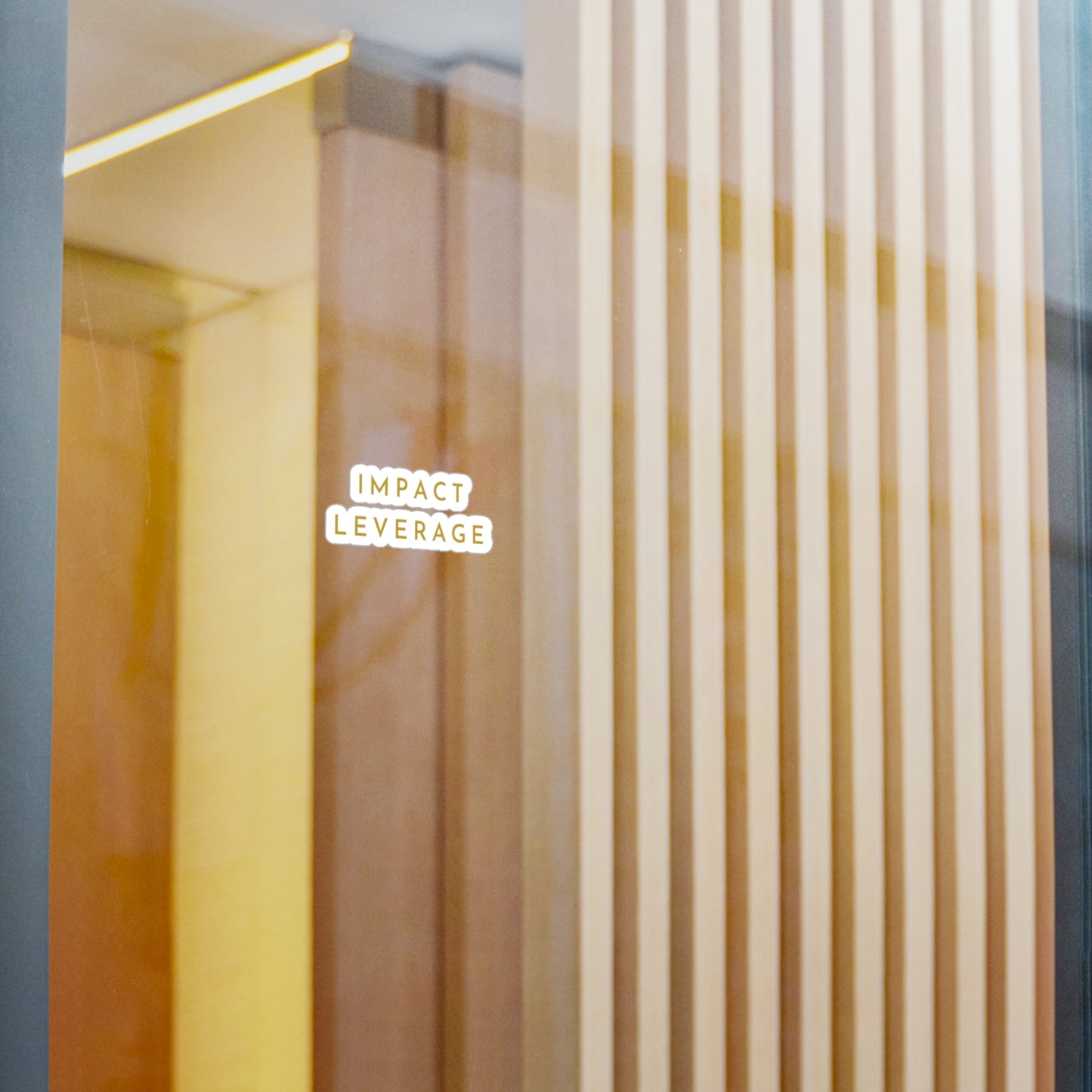 Impact Leverage Kiss-Cut Vinyl Decals