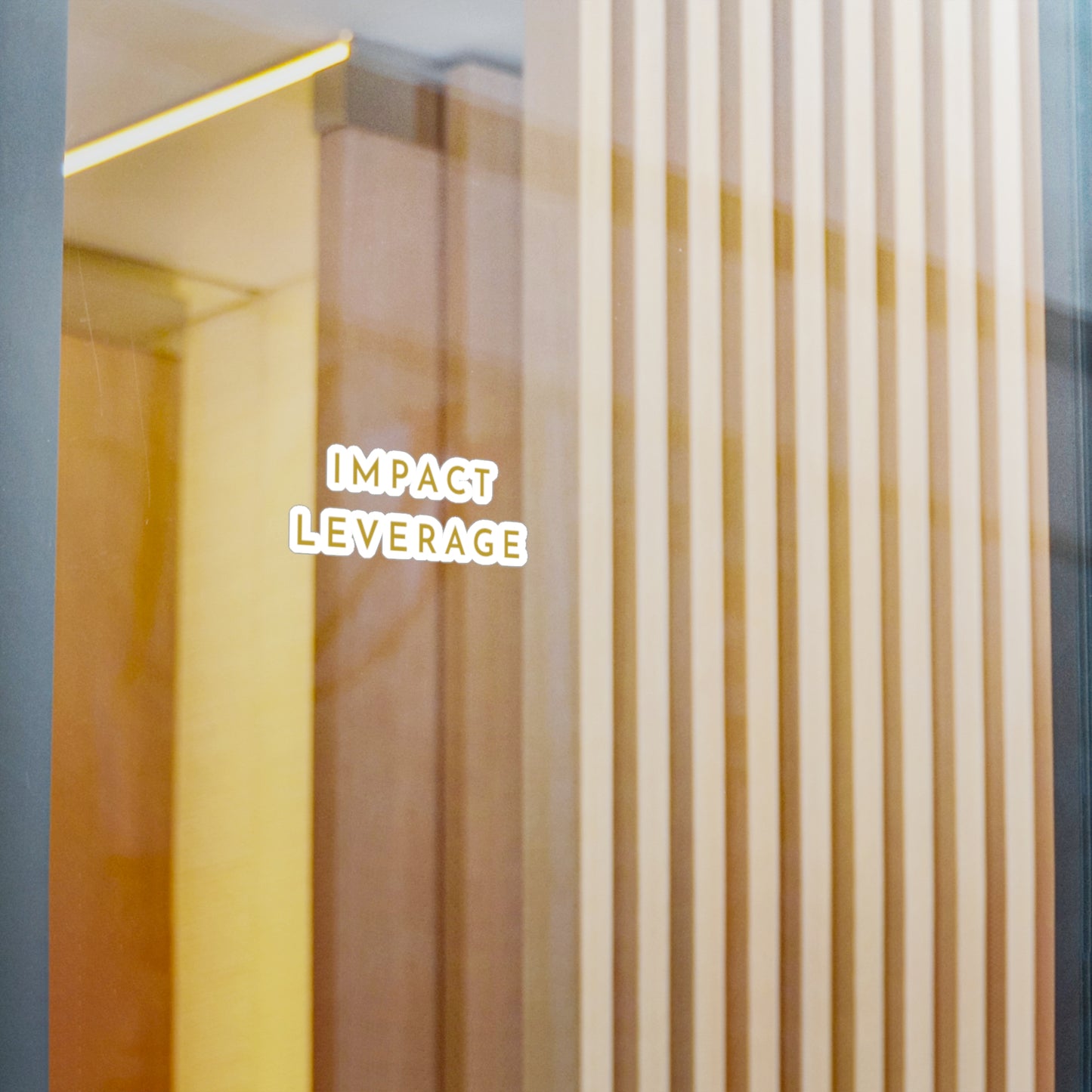 Impact Leverage Kiss-Cut Vinyl Decals