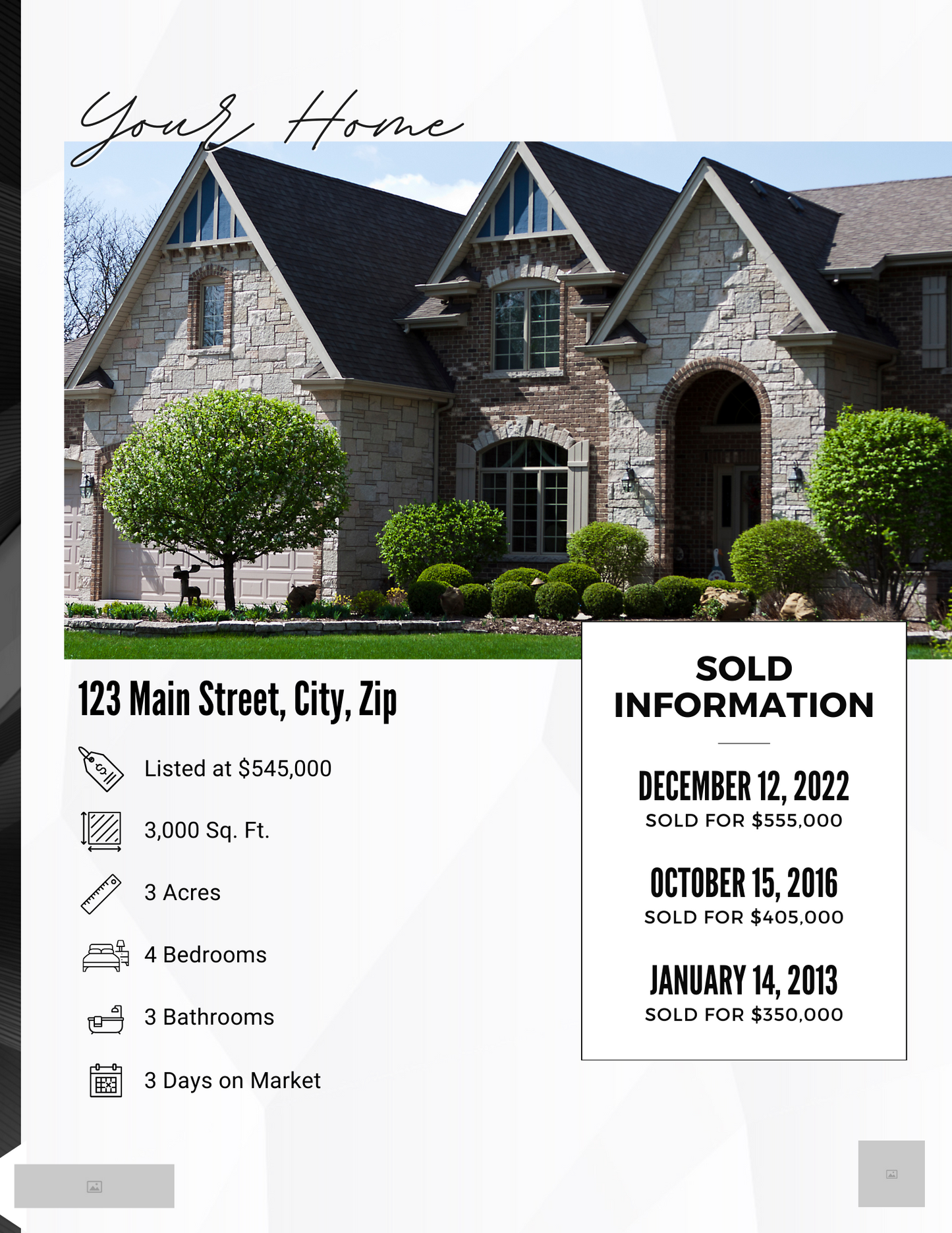 Comparative Maketing Analysis Template