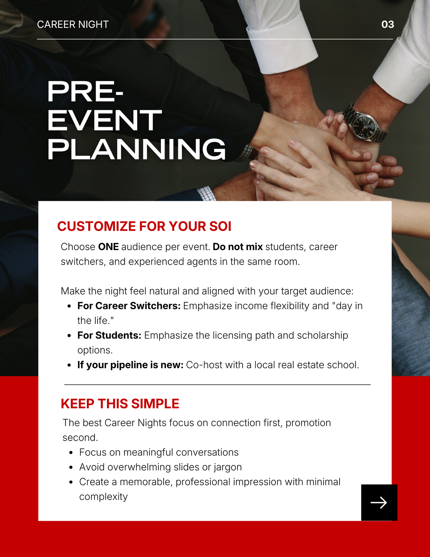 Career Night Event Guide