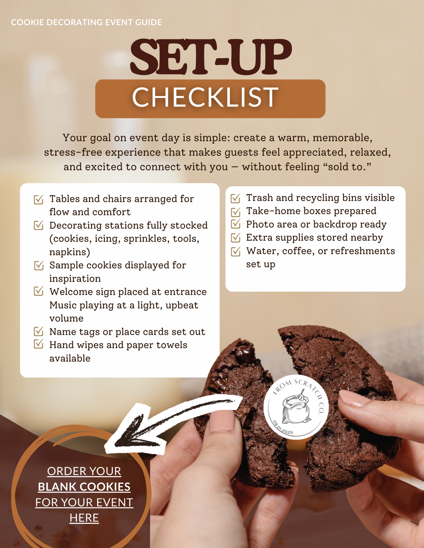 Cookie Decorating Client Event Guide for Real Estate Agents