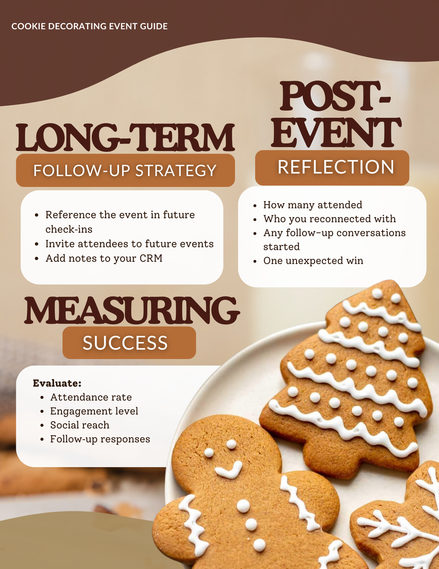 Cookie Decorating Client Event Guide for Real Estate Agents