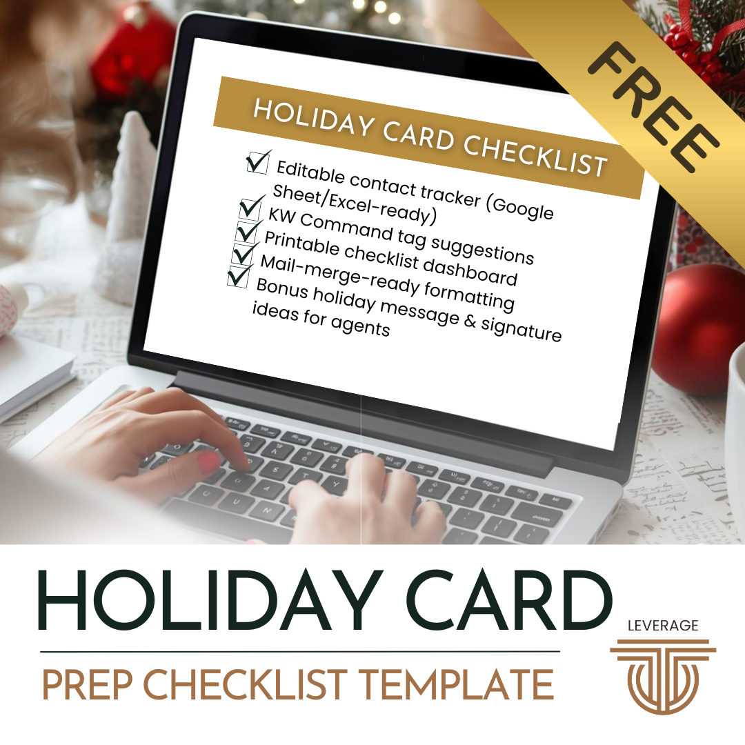 Holiday Card Prep Checklist Template