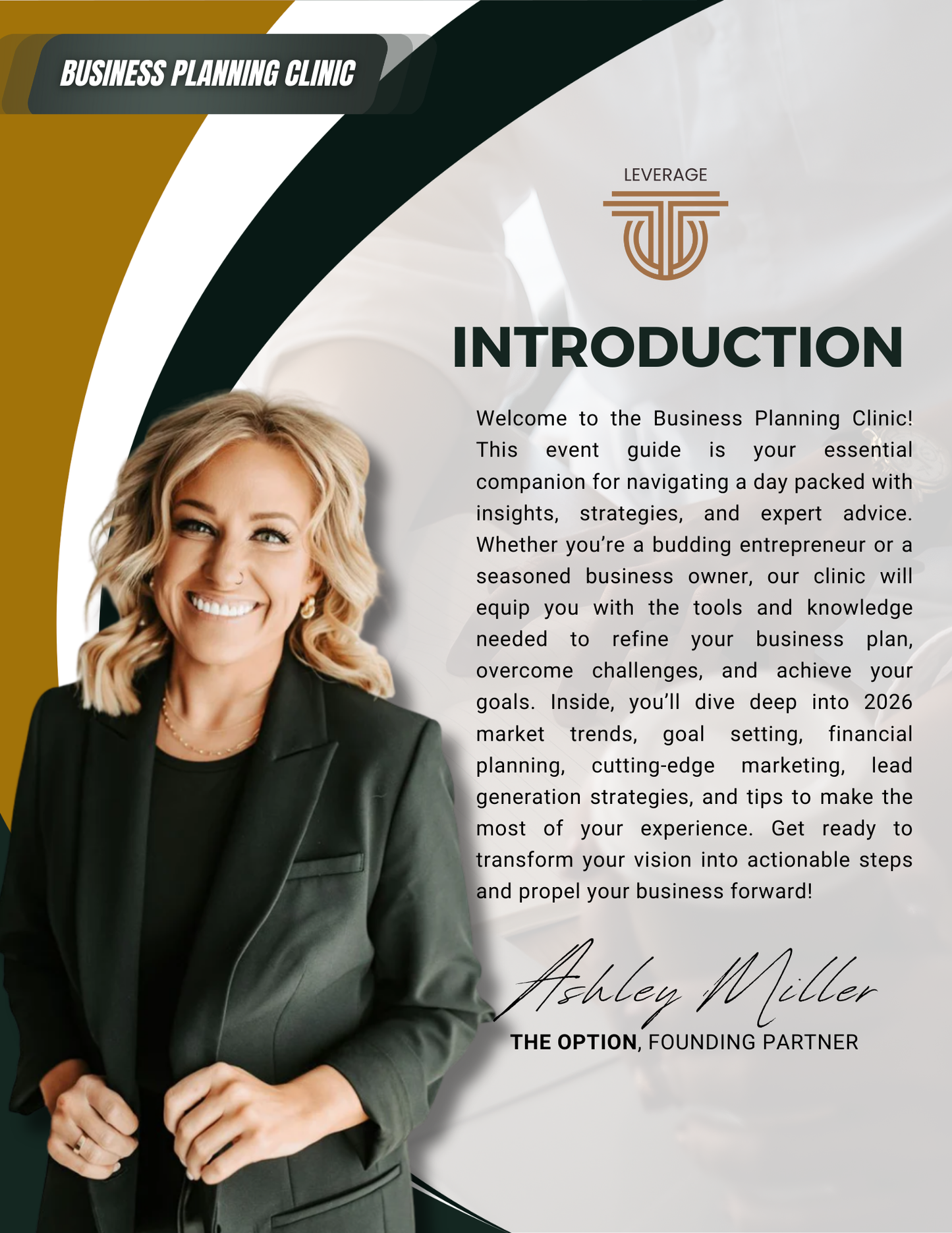 Business Planning Clinic Event Guide