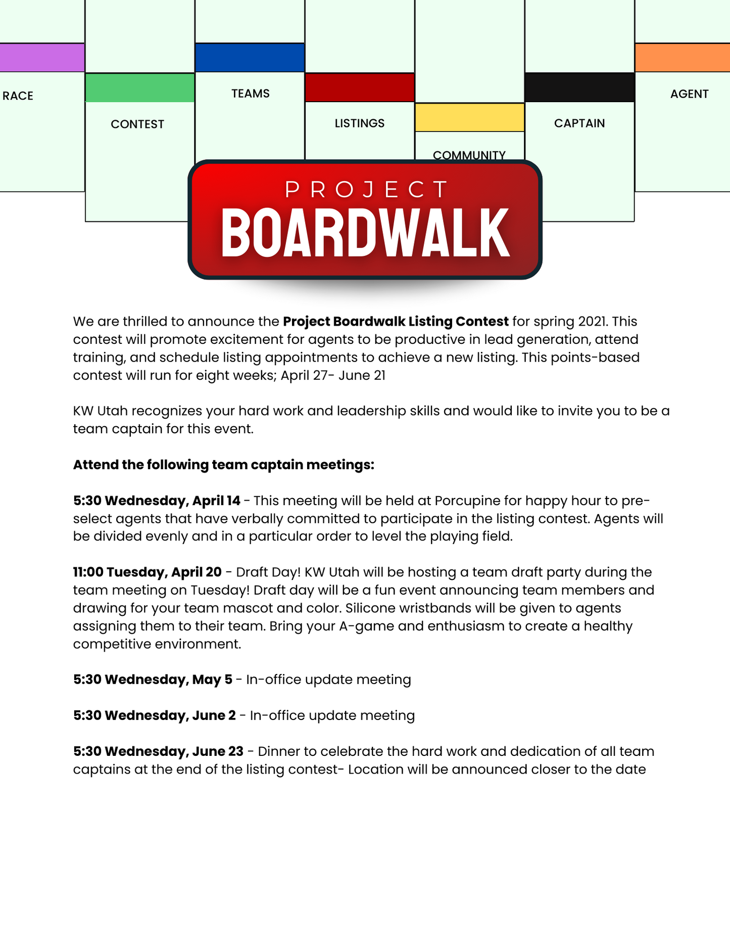 Project Boardwalk Event Guide